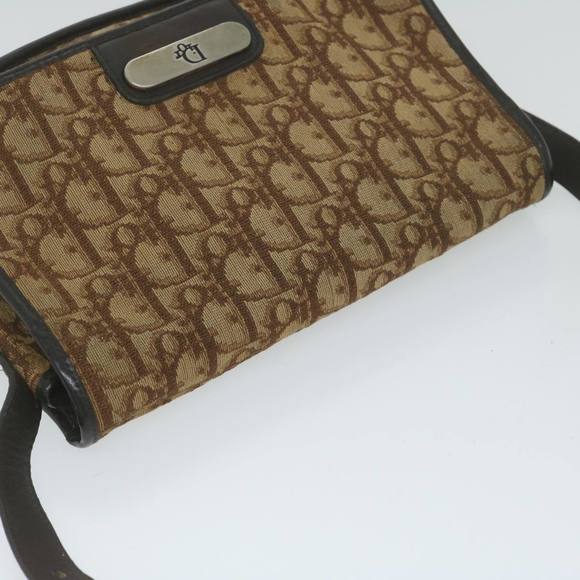 Christian Dior Trotter Canvas Shoulder Bag Brown Auth bs10601 - Picture 6 of 16